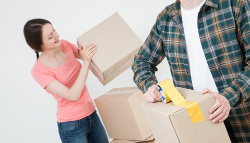 Local removals team helping with a Surrey house move