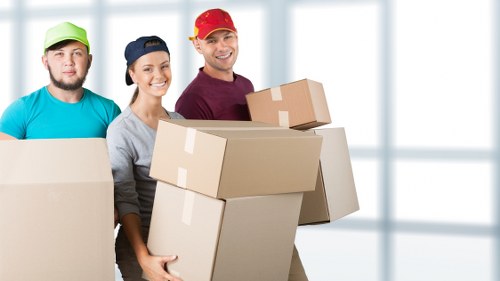 Surrey Man And Van team preparing for a safe home move