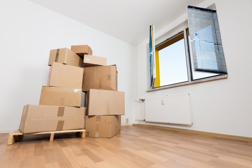 Man with van removal service helping with a house move in Surrey