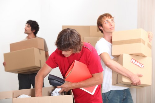 Moving boxes and furniture with a van in Surrey