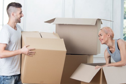 Business furniture setup after office removals in Surrey