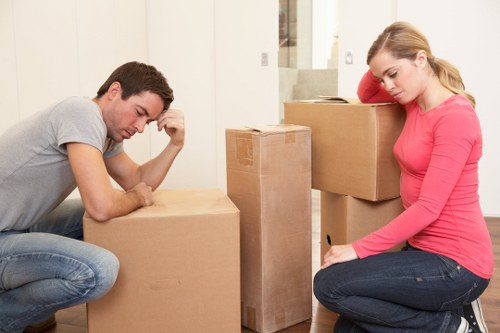 Prepared workplace contents for a Surrey commercial relocation