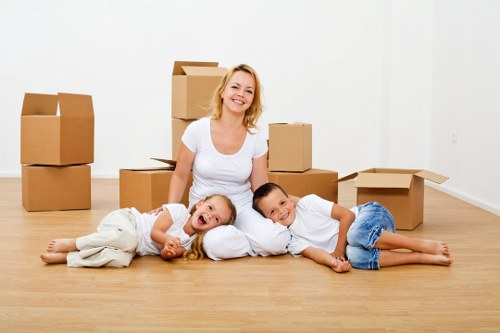 Local Surrey removals team loading household items