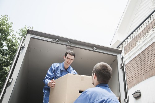 Low-carbon van used for sustainable house removals in Surrey