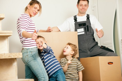 Van-based moving support for a Surrey property relocation