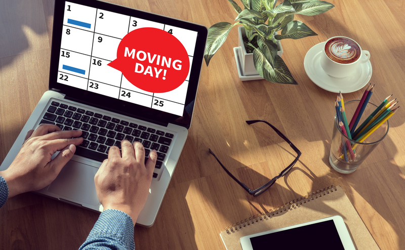 Business moving checklist and office relocation preparation in Surrey